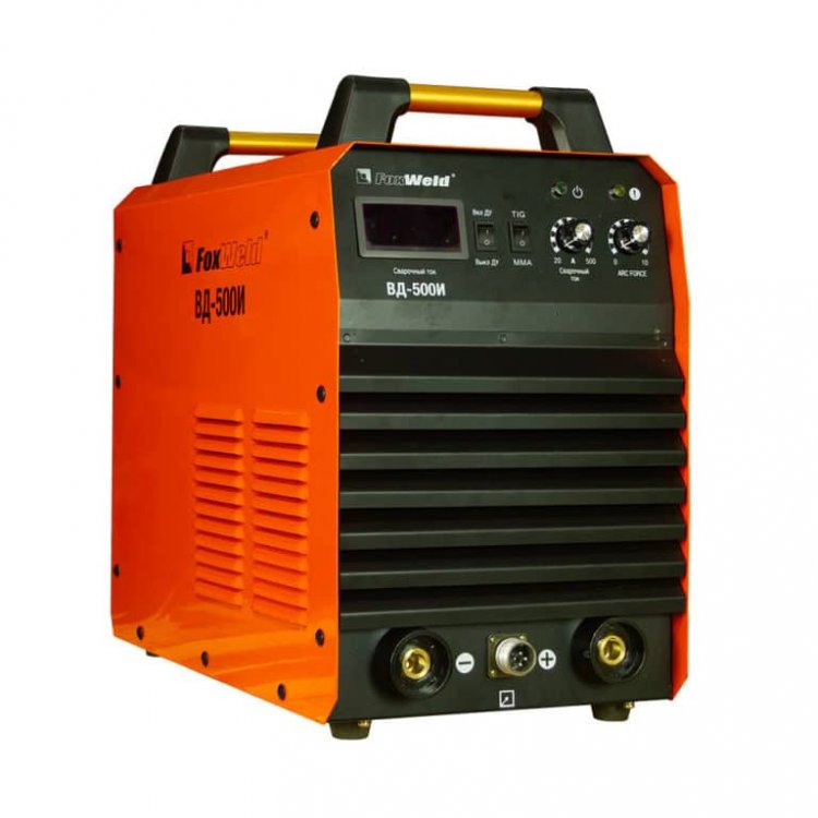 Инверторный сварочный аппарат ВД-500И - Регулировка форсажа дуги (контроль стабилизации дуги). Горячий старт, антизалипание. Разъем под пульт ДУ. MMA, TIG Lift, панельные розетки 35 мм2, напряжение питания: 380В±15%, Диапазон сварочного тока: 10-500 Инверторный сварочный аппарат ВД-500И - Регулировка форсажа дуги (контроль стабилизации дуги). Горячий старт, антизалипание. Разъем под пульт ДУ. MMA, TIG Lift, панельные розетки 35 мм2, напряжение питания: 380В±15%, Диапазон сварочного тока: 10-500
