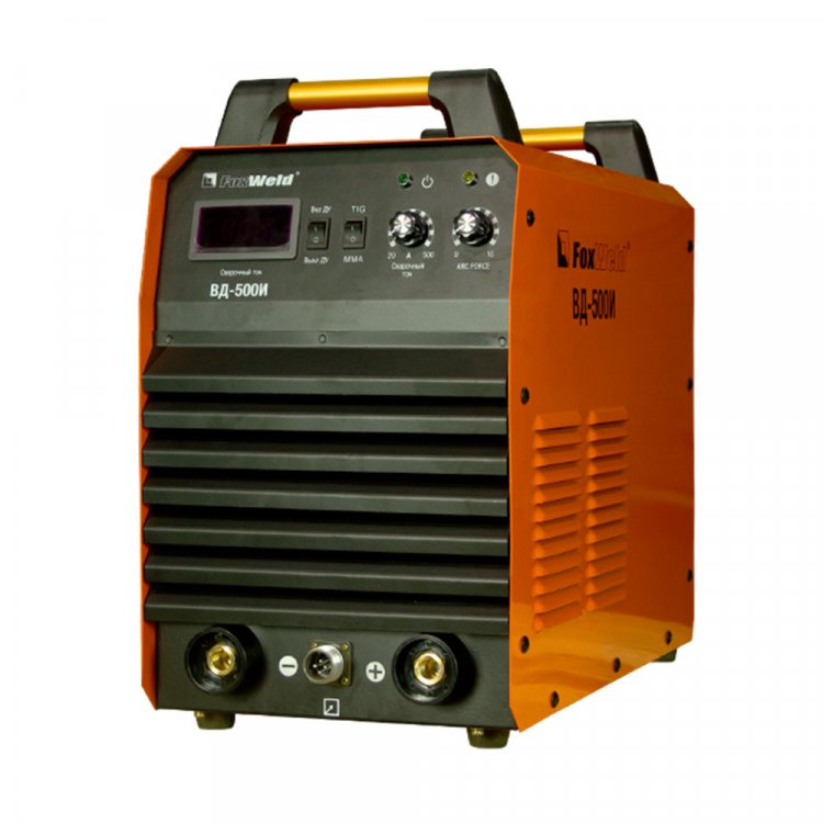 Инверторный сварочный аппарат ВД-500И - Регулировка форсажа дуги (контроль стабилизации дуги). Горячий старт, антизалипание. Разъем под пульт ДУ. MMA, TIG Lift, панельные розетки 35 мм2, напряжение питания: 380В±15%, Диапазон сварочного тока: 10-500 Инверторный сварочный аппарат ВД-500И - Регулировка форсажа дуги (контроль стабилизации дуги). Горячий старт, антизалипание. Разъем под пульт ДУ. MMA, TIG Lift, панельные розетки 35 мм2, напряжение питания: 380В±15%, Диапазон сварочного тока: 10-500