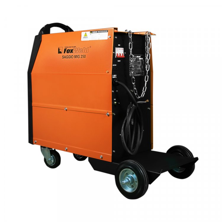 Сварочный полуавтомат Saggio Mig 250 - Многофункциональный (MIG-SYN) 250А полуавтомат 3-в-1. Позволяет работать как в синергетическом режиме, так и в ручном. Сварочный ток 40-250 (MIG), 10-250(TIG), 20-250(MMA). Возможность подключения горелки Spool Сварочный полуавтомат Saggio Mig 250 - Многофункциональный (MIG-SYN) 250А полуавтомат 3-в-1. Позволяет работать как в синергетическом режиме, так и в ручном. Сварочный ток 40-250 (MIG), 10-250(TIG), 20-250(MMA). Возможность подключения горелки Spool