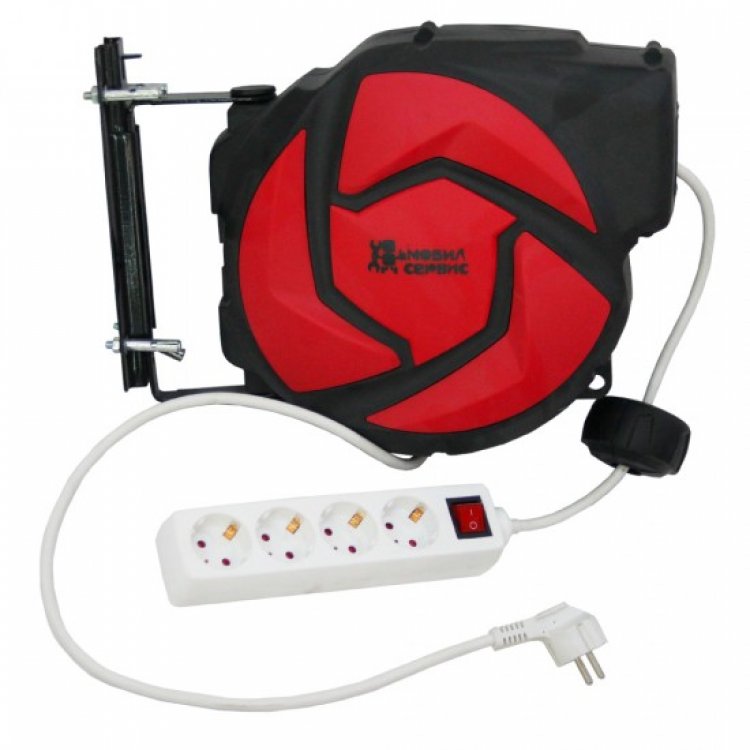 Удлинитель электрический на автоматической катушке 15м (катушка)