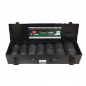 Набор головок ударных глубоких, 7пр. 1" 6гр.(24,27,30,32,36,41,46мм), в метал. кейсе Набор головок ударных глубоких, 7пр. 1" 6гр.(24,27,30,32,36,41,46мм), в метал. кейсе