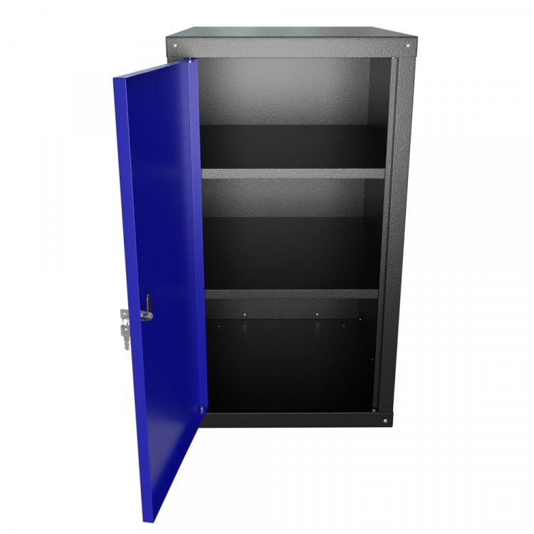 Тумба с дверью для верстака Garopt, синяя Тумба с дверью для верстака Garopt, синяя