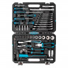 Набор инструментов, 1/4", 1/2", CrV, 120 зубьев, 76 предметов// Gross