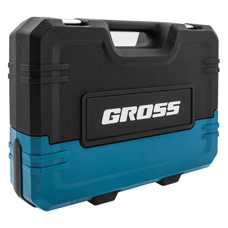 Набор инструментов, 1/4", 1/2", CrV, 120 зубьев, 76 предметов// Gross