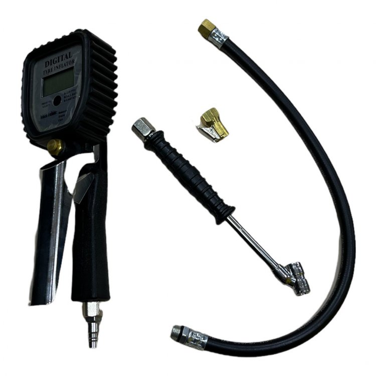 Профессиональный пистолет для подкачки шин, электронный дисплей, в комплекте грузовая и легковая насадка, арт. № HZ 12.9.002W, horex Профессиональный пистолет для подкачки шин, электронный дисплей, в комплекте грузовая и легковая насадка, арт. № HZ 12.9.002W, horex