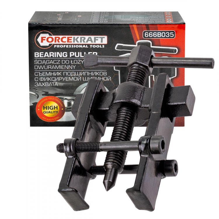 Съемник подшипников двухзахватный с фиксацией (диапазон захвата 8-35мм)