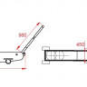 Домкрат ТУРЦИЯ г/п 20 т. KraftWell арт. KRWFJ20T