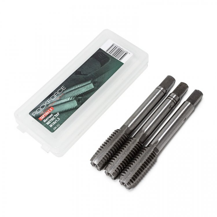 Метчик M10x1,5 (3шт), в пластиковом футляре