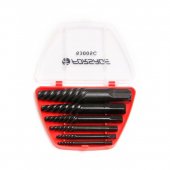 Набор экстракторов резьбы,6пр.(М3-М25; Ø:3-6мм, 6-8мм, 8-11мм, 11-14мм, 14-18мм, 18-22мм;), в пластиковом футляре