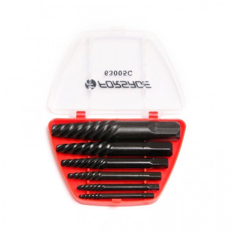 Набор экстракторов резьбы,6пр.(М3-М25; Ø:3-6мм, 6-8мм, 8-11мм, 11-14мм, 14-18мм, 18-22мм;), в пластиковом футляре Набор экстракторов резьбы,6пр.(М3-М25; Ø:3-6мм, 6-8мм, 8-11мм, 11-14мм, 14-18мм, 18-22мм;), в пластиковом футляре