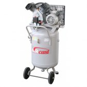 Компрессор поршневой вертикальный 100.LB30В REMEZA (Белоруссия): 420 л/мин., 10 бар, ресивер 100 л., 2,2 кВт, 380В, габариты без упак. 630x540x1240 мм, 100 кг.