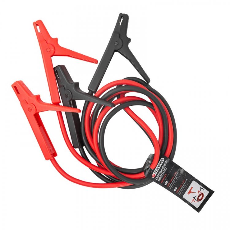 Стартовые провода 500 Aмпер, 2.5м (морозостойкая изоляция), в чехле Стартовые провода 500 Aмпер, 2.5м (морозостойкая изоляция), в чехле