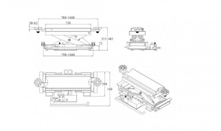 Подъемник гидравлический осевой (траверса) г/п 2 т Хорекс Авто HRJP-XT2H, horex Подъемник гидравлический осевой (траверса) г/п 2 т Хорекс Авто HRJP-XT2H, horex