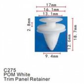 Клипса для крепления внутренней обшивки а/м Ниссан пластиковая (100шт/уп.)