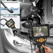 ВИДЕОЭНДОСКОП УПРАВЛЯЕМЫЙ, 4.3", 1МП, 1280X720, 0.8М, 8.5ММ, 180° ICARTOOL IC-VC8051W