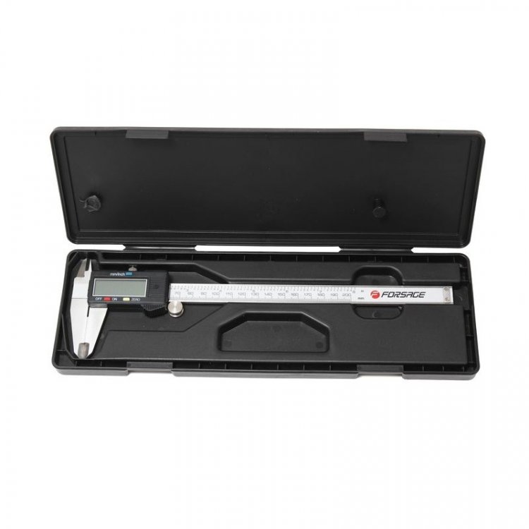 Штангенциркуль электронный (0-250мм, 0.01мм; внутр. Ø, наруж. Ø + глубиномер), в пластиковом футляре