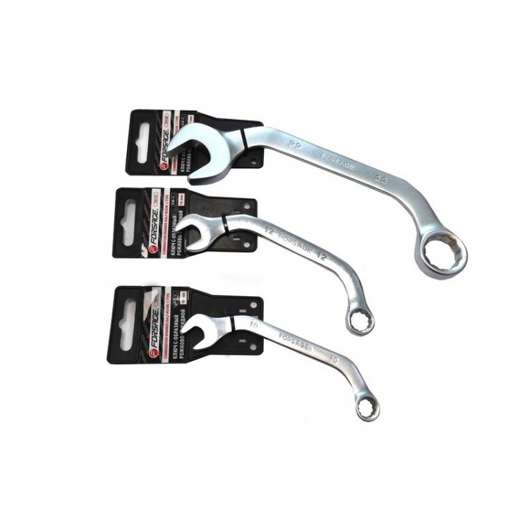 Ключ рожково-накидной С-образный 22мм на пластиковом держателе