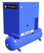 Винтовой компрессор ВК7Т-8-270, ресивер 270 литров , производительность 800л/мин,  рабочее давление 8 бар, мощность двигателя 5,5кВт, вес 320 кг, габариты 1700х680х1500мм. REMEZA, Республика Беларусь