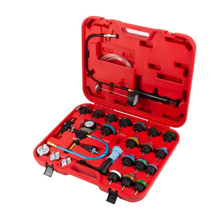 Набор для проверки герметичности системы охлаждения 28 предметов WDK-214310 Набор для проверки герметичности системы охлаждения 28 предметов WDK-214310