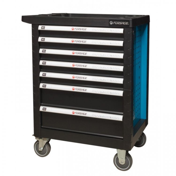 Тележка инструментальная 7-и полочная(синяя) с пластиковой защитой корпуса+2боковые перфорации,460х770х980(полки:65х400х530-5шт,140х400х530мм-2шт) Тележка инструментальная 7-и полочная(синяя) с пластиковой защитой корпуса+2боковые перфорации,460х770х980(полки:65х400х530-5шт,140х400х530мм-2шт)