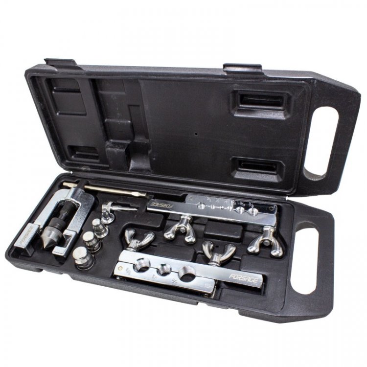 Набор для развальцовки трубок 8пр.(планки с стверстиями под трубки 1/8,3/16,1/4,5/16,3/8,7/16,1/2,3/4,5/8)в кейсе Набор для развальцовки трубок 8пр.(планки с стверстиями под трубки 1/8,3/16,1/4,5/16,3/8,7/16,1/2,3/4,5/8)в кейсе