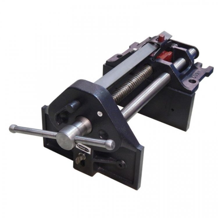 Тиски струбцинного типа быстрозажимные  9"-220мм (захват 0-260мм, крепление на 4 болта под столешницу верстака) Тиски струбцинного типа быстрозажимные  9"-220мм (захват 0-260мм, крепление на 4 болта под столешницу верстака)