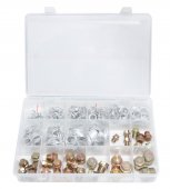 Набор  маслосливных пробок с шайбами, 534пр.(М10, М12-М16, М18, М20), в кейсе