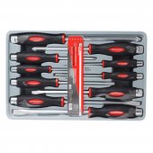 Набор отверток силовых магнитных "Profi" S2, 10пр. (PH:1х80,2х100,3х150,4х200мм; SL5.5х75,5.5х125,6.5х150,8х150,10х200,12х200мм)в лотке Набор отверток силовых магнитных "Profi" S2, 10пр. (PH:1х80,2х100,3х150,4х200мм; SL5.5х75,5.5х125,6.5х150,8х150,10х200,12х200мм)в лотке
