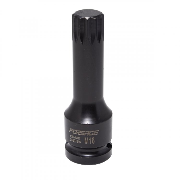 Головка-бита SPLINE ударная M16, 1/2"