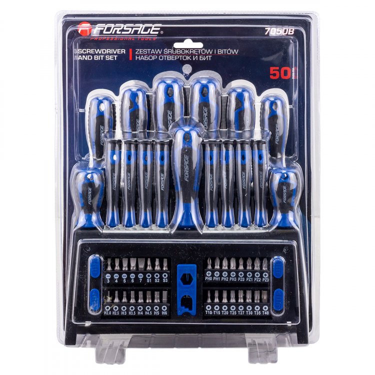 Отвертки в комплекте с битами, набор 50пр. Отвертки в комплекте с битами, набор 50пр.