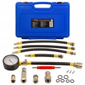 Тестер компрессии бензинового двигателя 10пр.(0-20bar),в кейсе