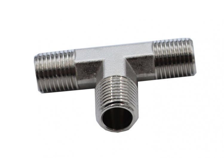 Тройник резьбовой Т-образный M1/4 - M1/4 - M1/4, 1 шт