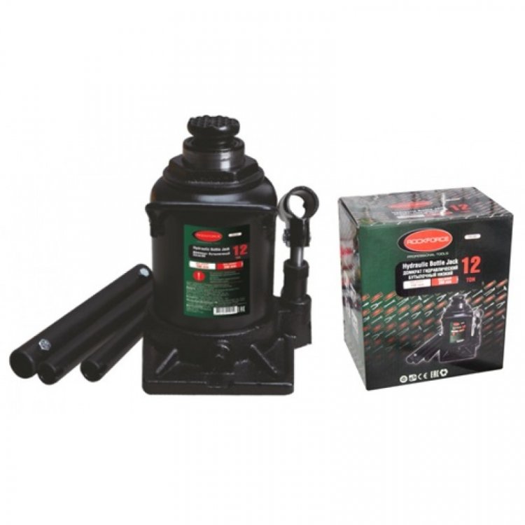 Домкрат бутылочный 12т низкопрофильный (высота подхвата - 190мм, высота подъема - 350мм, ход штока - 90мм) Домкрат бутылочный 12т низкопрофильный (высота подхвата - 190мм, высота подъема - 350мм, ход штока - 90мм)