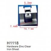 Клипса для крепления внутренней обшивки а/м Тойота металлическая (100шт/уп.)