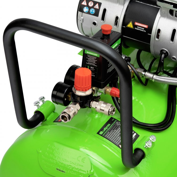 Компрессор безмаслянный малошумный МБ 2250/100, 2250 Вт, 100л, 400 л/мин// Сибртех Компрессор безмаслянный малошумный МБ 2250/100, 2250 Вт, 100л, 400 л/мин// Сибртех