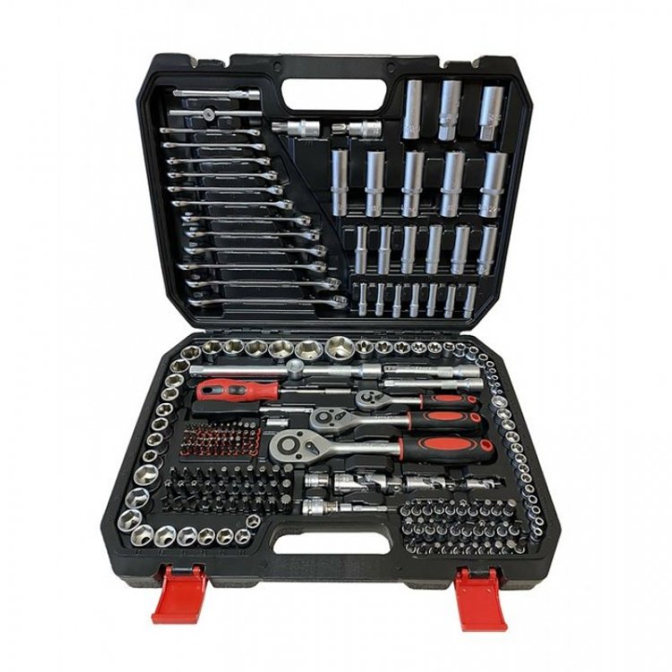 Набор инструментов 216пр. 1/4''3/8''1/2''(6гр.)(4-32мм) Набор инструментов 216пр. 1/4''3/8''1/2''(6гр.)(4-32мм)