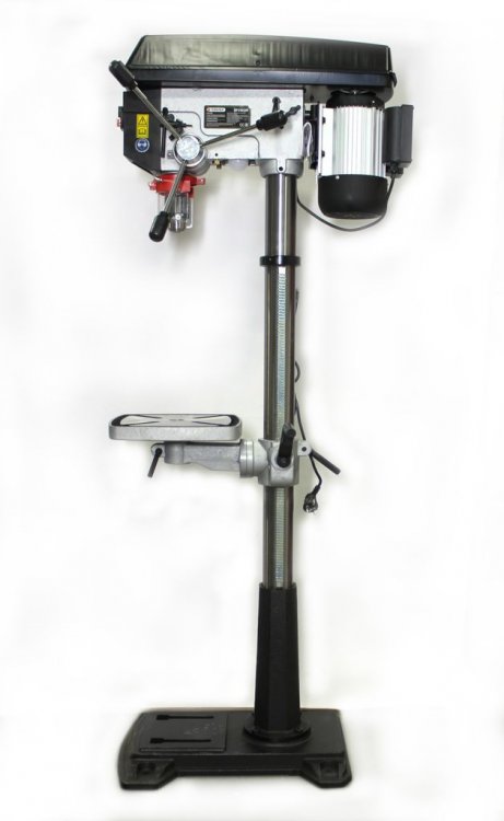 Станок сверлильный напольный (220В, 750Вт, 260-3000об/мин, диаметр сверла - 3-16мм, 12 скоростей)