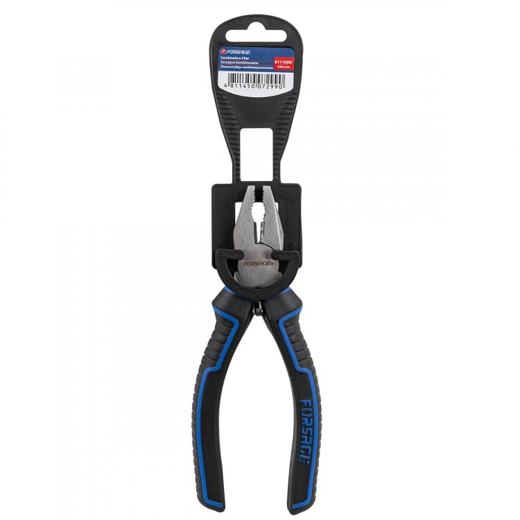 Плоскогубцы комбинированные 160мм, на пластиковом держателе