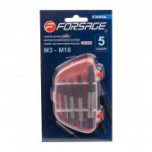 Набор экстракторов резьбы HSS 4241,5пр.(М3-М18, "мелкий шаг"), в пластиковом футляре Набор экстракторов резьбы HSS 4241,5пр.(М3-М18, "мелкий шаг"), в пластиковом футляре