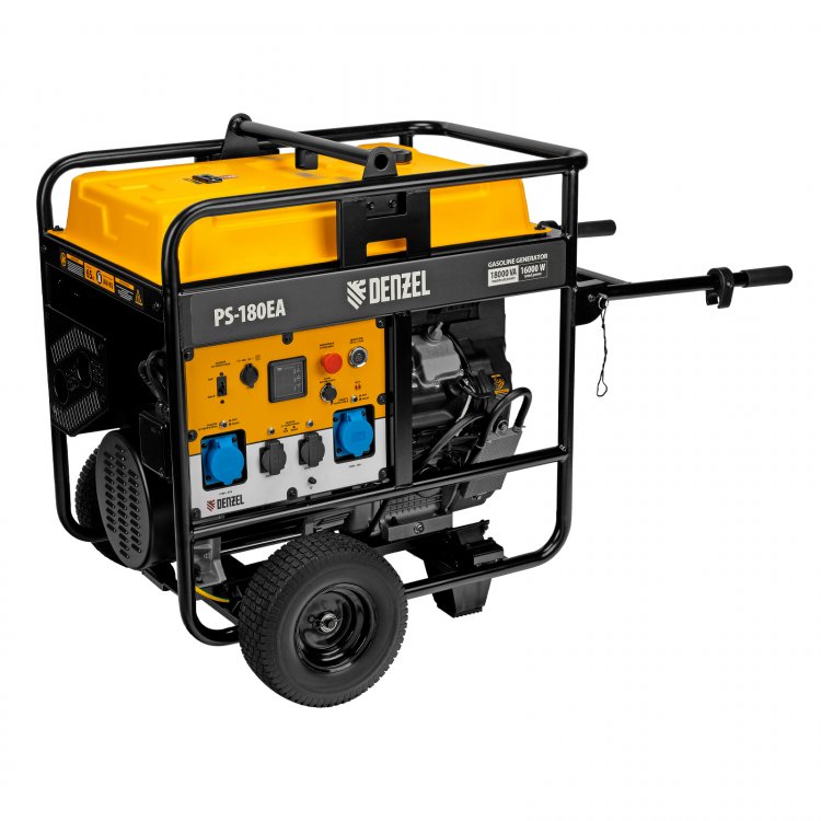 Генератор бензиновый PS-180EA, 18 кВт,230 В, 65л, разъём ATS,эл.старт// Denzel Генератор бензиновый PS-180EA, 18 кВт,230 В, 65л, разъём ATS,эл.старт// Denzel