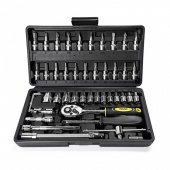 Набор инструментов 46пр. 1/4" (6гр.)