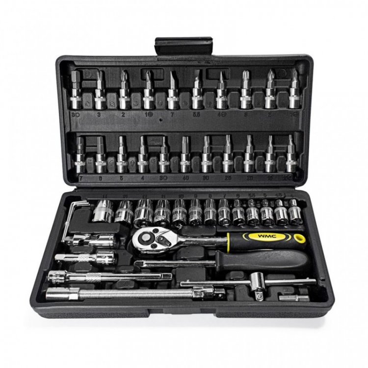 Набор инструментов 46пр. 1/4" (6гр.)