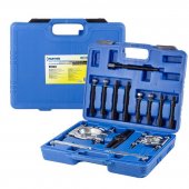 Набор съемников комбинированный (сегментного типа: 30-50мм, 50-75мм ;двухлапый 120мм)14пр., в кейсе
