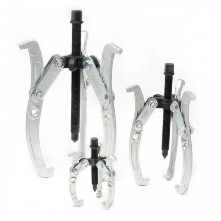 Съемник двух-трехзахватный переставной 14" (Ø захвата 50-350мм, глубина захвата 310мм, длина лап 365мм, ширина лап 24мм, лапы S-образные)