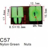 Клипса для крепления внутренней обшивки а/м универсальная пластиковая (100шт/уп.) Клипса для крепления внутренней обшивки а/м универсальная пластиковая (100шт/уп.)