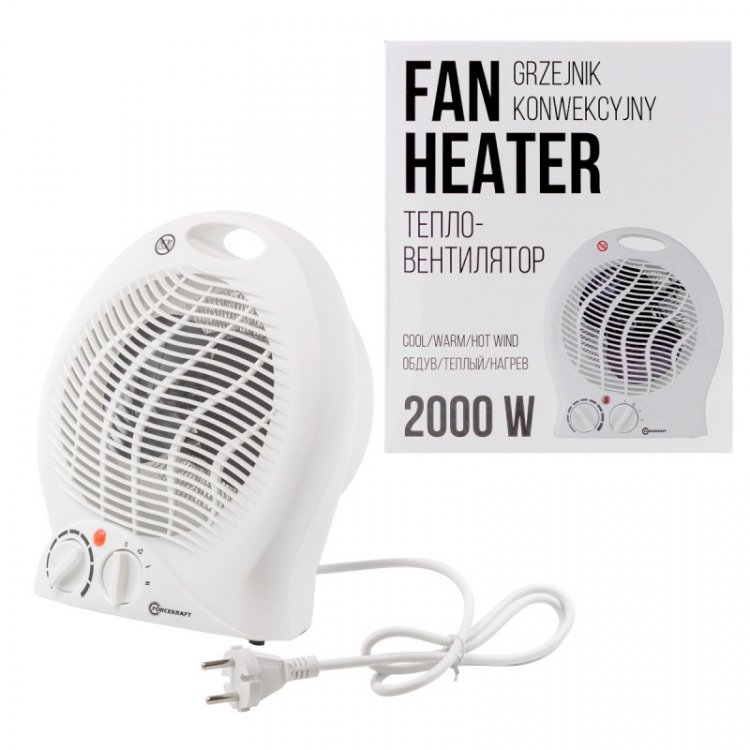 Тепловентилятор (220-240V, 1000/2000W, 3 режима) Тепловентилятор (220-240V, 1000/2000W, 3 режима)