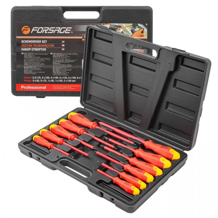 Отвертки, набор 11пр. Отвертки, набор 11пр.