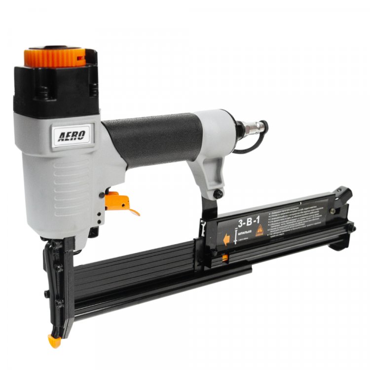 AERO Пневмостеплер универсальный д/ гвоздей шпилек 5752 - Соединение: быстросъём Давление воздуха: 8 БАР Расход воздуха: 2,5 л/мин (арт. 5752) AERO Пневмостеплер универсальный д/ гвоздей шпилек 5752 - Соединение: быстросъём Давление воздуха: 8 БАР Расход воздуха: 2,5 л/мин (арт. 5752)