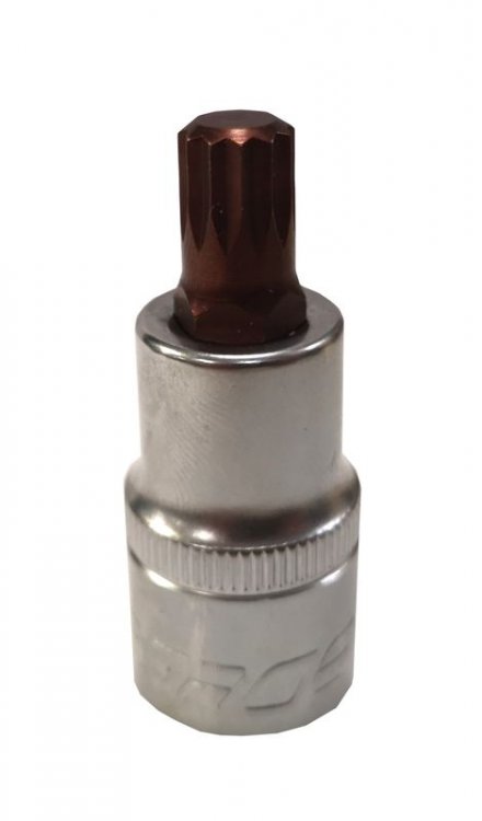 Головка-бита SPLINE 12-лучевая Premium M8 1/2" (L-55мм)