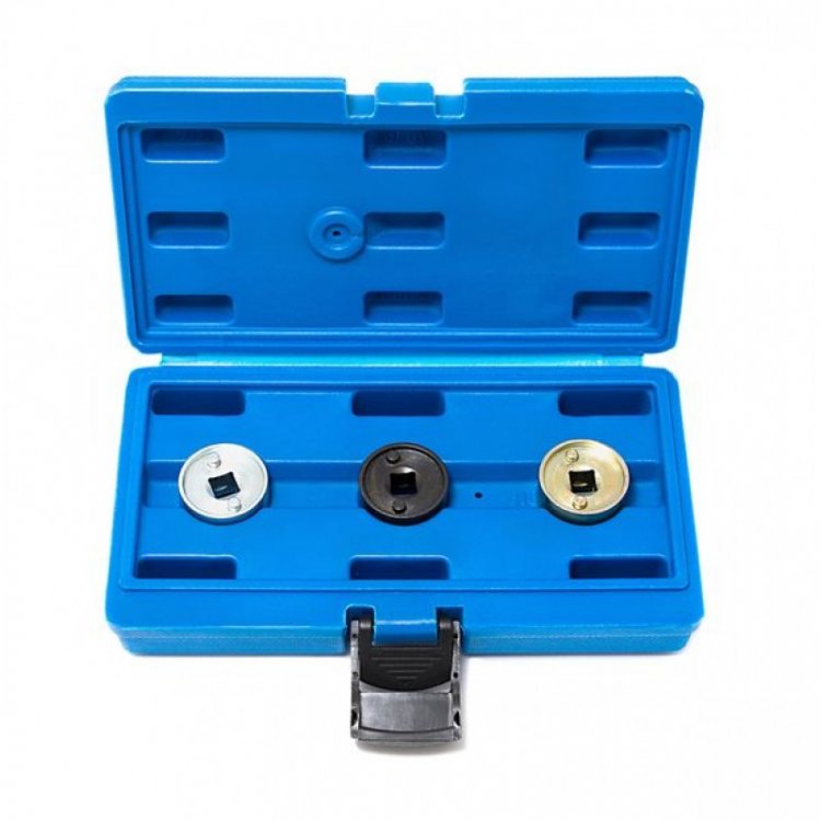 Набор головок для регулировки распределительного вала двигателей группы VAG 3пр., в кейсе Набор головок для регулировки распределительного вала двигателей группы VAG 3пр., в кейсе